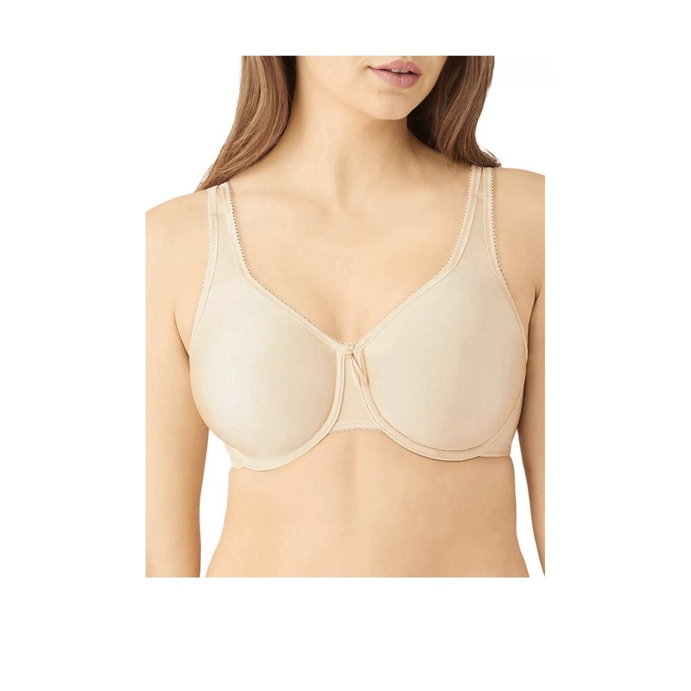 Wacoal Womens Basic Beauty Spacer T-Shirt Bra 853192 Beige 40DD